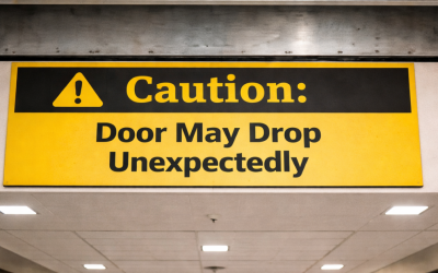 Caution: Door May Drop Unexpectedly